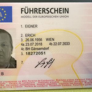 Austrian Drivers License