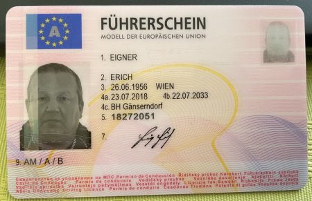 Austrian Drivers License