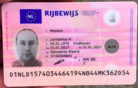 Dutch Drivers License