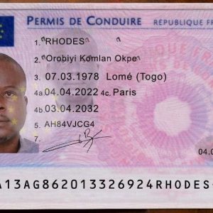 French Drivers License