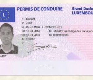 Luxembourg Driving License Online